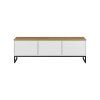 ALTO 247VPF41, TV stolik 3K, biely dub Mauvella biela 1