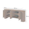 CAVO 25, komoda 4D, orech Lincoln 4