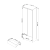 skri a rexa 60 cm biela lesk f54ce2f0