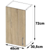 kuchynsk skrinka z vesn 40cm h1 v720 lim08fa113c