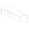 rtv stol k 160 cm 2d 1p biela 7d4ff822